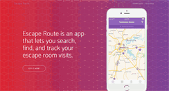 Desktop Screenshot of escaperouteapp.com