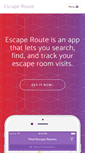 Mobile Screenshot of escaperouteapp.com